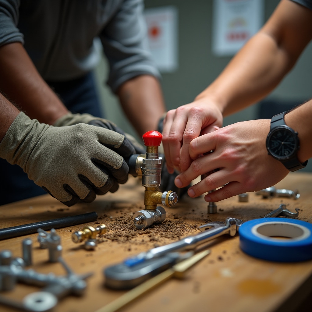 Formación práctica con equipamiento